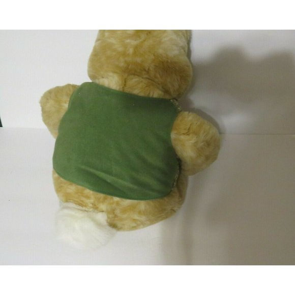Vintage JCPenney & Golden Bear Company Large Stuffed Bunny Rabbit with Vest - Picture 3 of 4